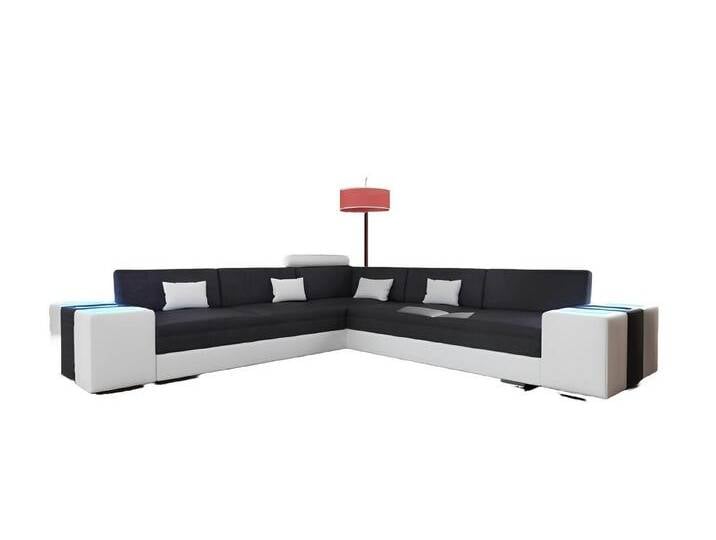 Xlmoebel Ecksofa Wohnlandschaft mit Ecksofa aus Stoff Textil oder Leder - Sofagarnitur, Hergestellt in Europa, grau von OTTO