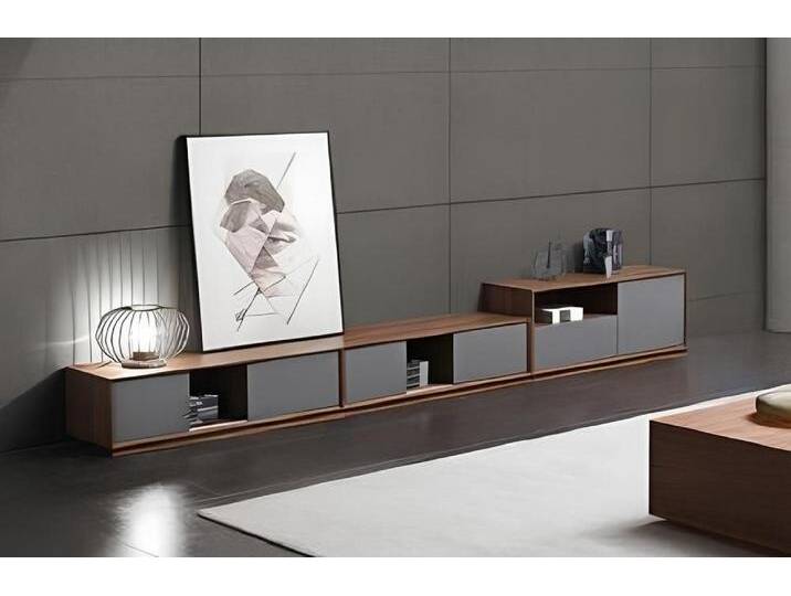 Xlmoebel Wohnzimmer-Set Wohnzimmereinrichtungsset mit Kommode, Sideboard, Wandregal, (4-St., Wohnzimmer Set Wohnwand + Couchtisch) von OTTO