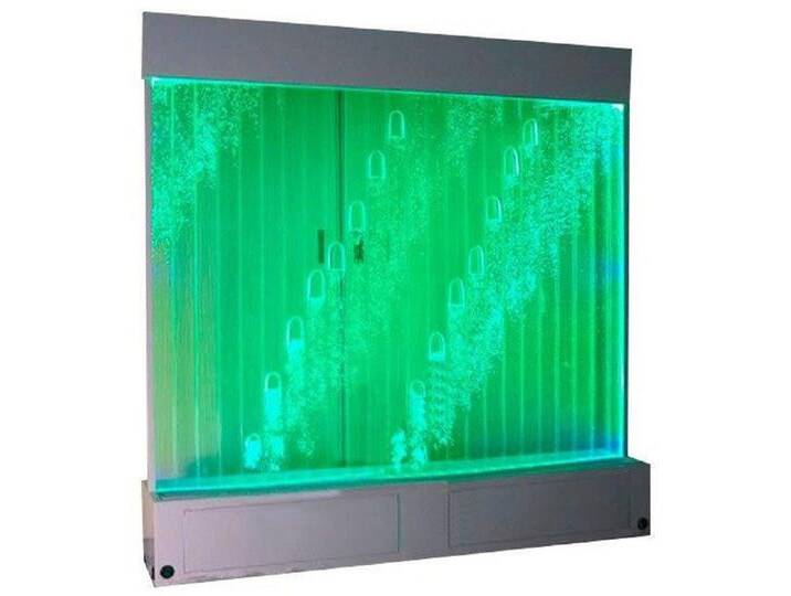 Xlmoebel Zimmerbrunnen Zeitgemäße Raumtrennwand Wasser Wände LED Wasserspiel Beleuchtete, (Water Wall), Hergestellt in Europa, weiß von OTTO