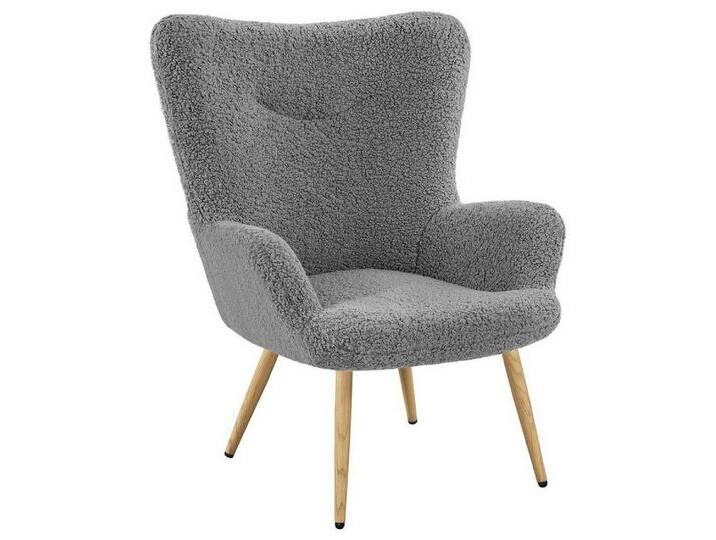 Yaheetech Relaxsessel Loungesessel, Ohrensessel Armsessel Polsterstuhl mit klappbare Rückenlehne, grau, Grau von OTTO