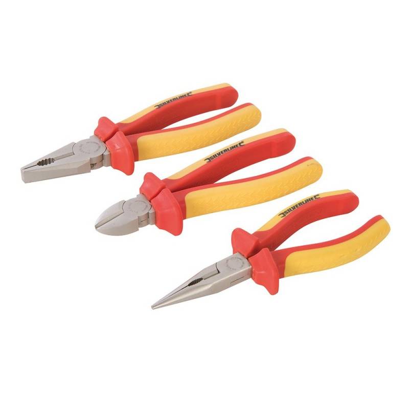 Zangenset Profi VDE Zangen Set 3-tlg. Spitzzange Seitenschneider Kombizange von OTTO