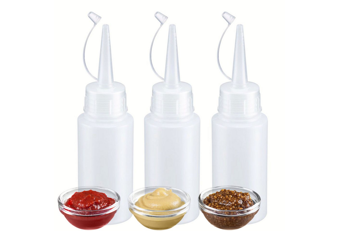 WESTMARK Aufbewahrungssystem 3 Quetschflaschen, 50 ml, PP, PE von WESTMARK