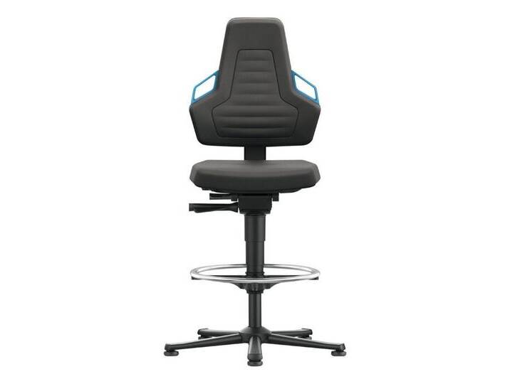 bimos Drehstuhl, Stuhl Nexxit 3 Gleiter Schaum Griff blau, Integralschaum von OTTO