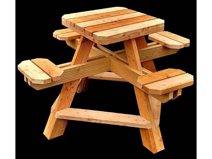 bv-vertrieb Gartenbank Partytisch Rustikale Sitzgruppe für 8 Personen - (4383) von OTTO