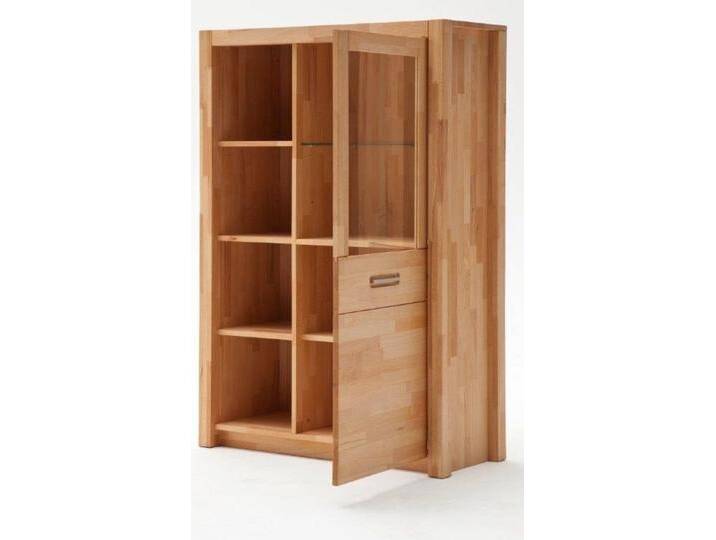 bv-vertrieb Standvitrine Vitrine Kernbuche Anrichte Highboard Sideboard, Kombivitrine von OTTO
