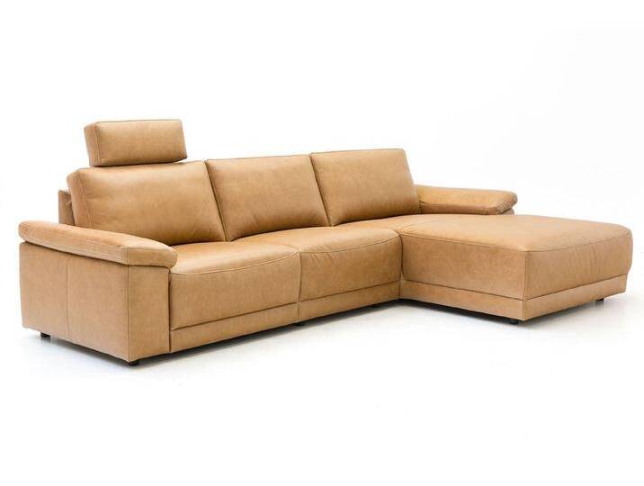 daslagerhaus living Big-Sofa Ecksofa Pieta Leder cognac, braun daslagerhaus living Big-Sofa Ecksofa Pieta Leder cognac, braun von OTTO