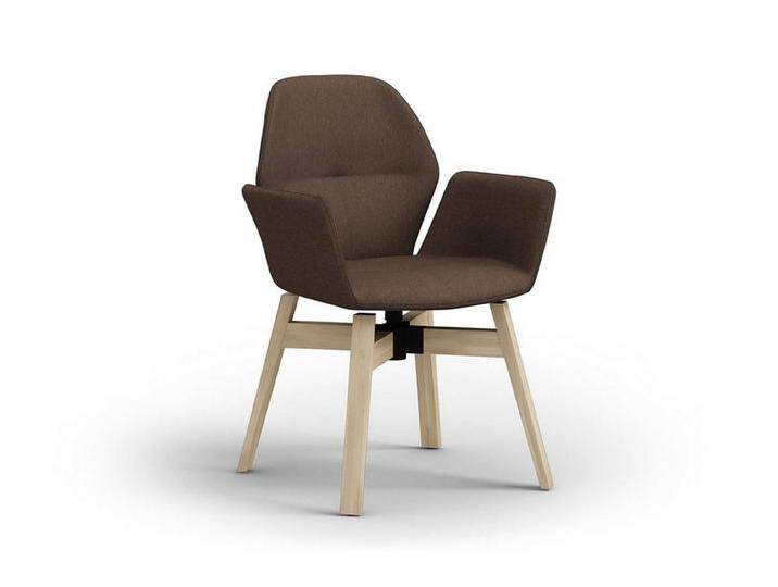 daslagerhaus living Stuhl Drehstuhl Match 95 M0312 uni braun von OTTO