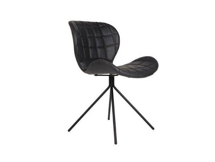 daslagerhaus living Stuhl Esszimmerstuhl OMG Leder Metall schwarz daslagerhaus living Stuhl Esszimmerstuhl OMG Leder Metall schwarz von OTTO