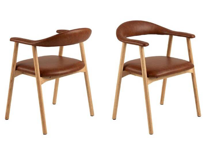 designimpex Esszimmerstuhl Design Esszimmerstuhl SA-1 Cognac Braun Stuhl Stühle Leder Brandy, braun designimpex Esszimmerstuhl Design Esszimmerstuhl SA-1 Cognac Braun Stuhl Stühle Leder Brandy, braun von OTTO