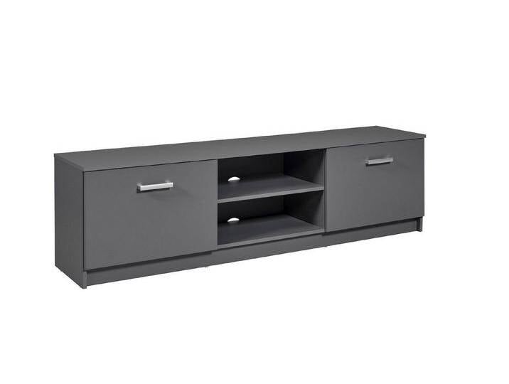 ebuy24 TV-Bank Elenzio TV Tisch 2 Türen, 2 offene Fächer grau., grau ebuy24 TV-Bank Elenzio TV Tisch 2 Türen, 2 offene Fächer grau., grau von OTTO