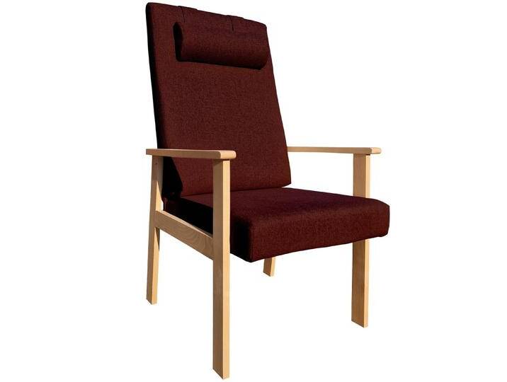 einrichtungsdesign24 Esszimmersessel Wohnzimmer Esszimmersessel Seniorensessel Alexandra Armlehnensessel (Esszimmersessel ohne Hocker), verstellbare-Nackenrolle von OTTO