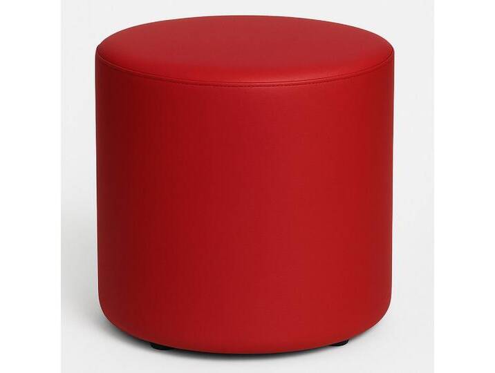 einrichtungsdesign24 Polsterhocker Leichtgewicht Hocker Sitzpouf aus Kunstleder für Kinder & Erwachsene (1 Hocker mit Kunststofffüßen), Kunstleder desinfizierbar und schwer entflammbar von OTTO