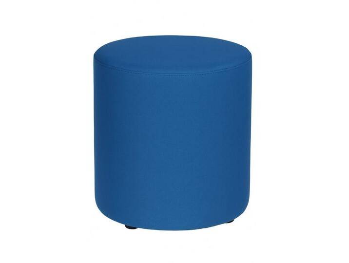 einrichtungsdesign24 Polsterhocker Leichtgewicht Hocker Sitzpouf aus Kunstleder für Kinder & Erwachsene (1 Hocker mit Kunststofffüßen), Kunstleder desinfizierbar und schwer entflammbar von OTTO