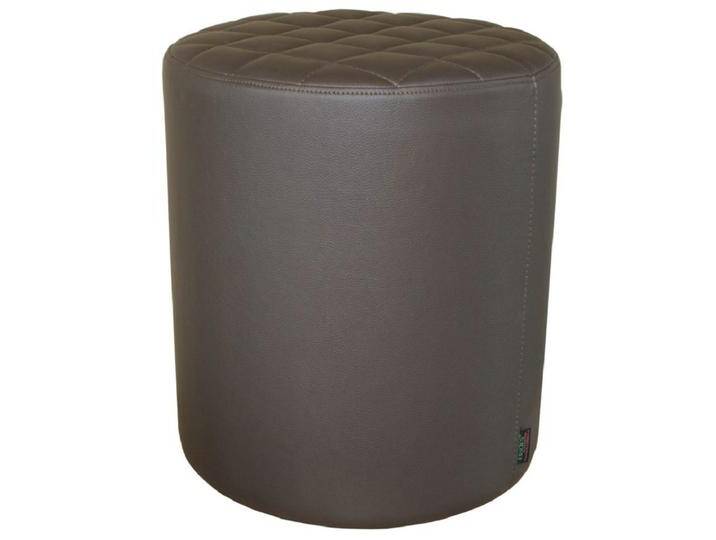 einrichtungsdesign24 Polsterhocker Leichtgewicht Rautensteppung Hocker Sitzpouf aus Kunstleder (Hocker mit Kunststofffüßen), Rautensteppung, Kunstleder von OTTO