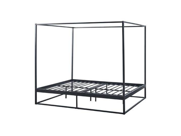 [en.casa] Himmelbett Kristianstad Metall 160x200 cm Schwarz von OTTO