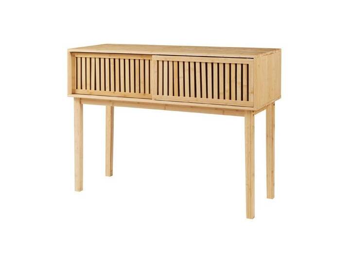 en.casa Konsolentisch, »Ypäjä« mit 2 Schiebetüren 110 x 39 x 81 cm Bambus, beige en.casa Konsolentisch, »Ypäjä« mit 2 Schiebetüren 110 x 39 x 81 cm Bambus, beige von OTTO