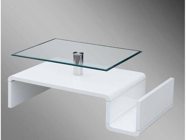 expendio Couchtisch Manuel, Glastisch weiß Hochglanz 110x44x65 cm mit Ablagefach, weiß expendio Couchtisch Manuel, Glastisch weiß Hochglanz 110x44x65 cm mit Ablagefach, weiß von OTTO