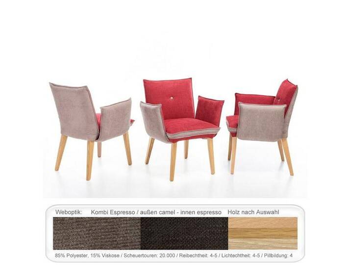 expendio Esszimmersessel Gerit 1, Buche natur lackiert, camel/espresso aus Massivholz, braun, Buche natur lackiert, Kombi Fleckless - camel/espresso expendio Esszimmersessel Gerit 1, Buche natur lackiert, camel/espresso aus Massivholz, braun, Buche natur lackiert, Kombi Fleckless - camel/espresso von OTTO