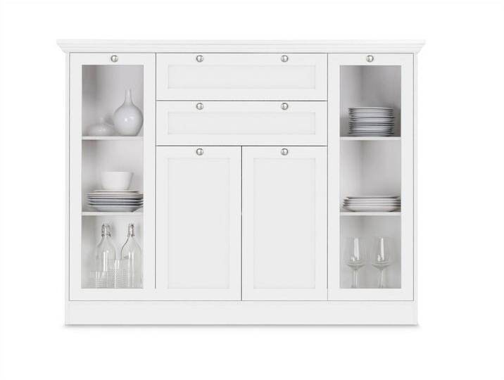 expendio Highboard Landström 53, Landhausstil weiß 160x120x40 cm, weiß expendio Highboard Landström 53, Landhausstil weiß 160x120x40 cm, weiß von OTTO