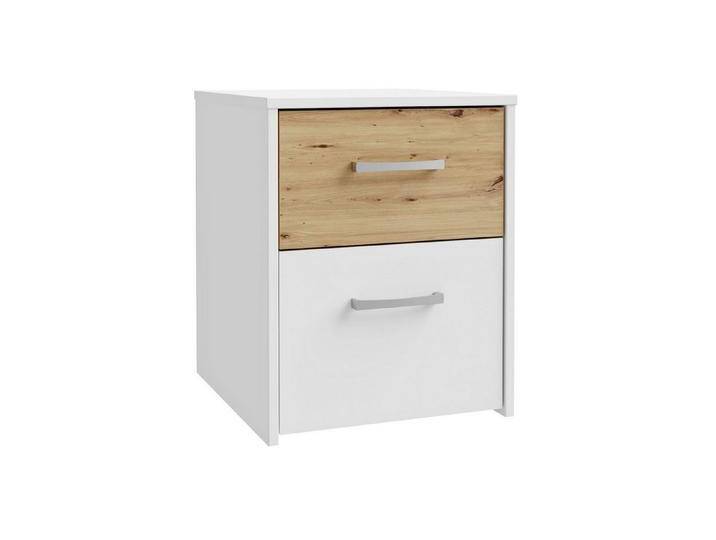 expendio Nachtkommode Curdin 6, Weiß/ Artisan Oak Nb., 39x48x42 cm, weiß expendio Nachtkommode Curdin 6, Weiß/ Artisan Oak Nb., 39x48x42 cm, weiß von OTTO