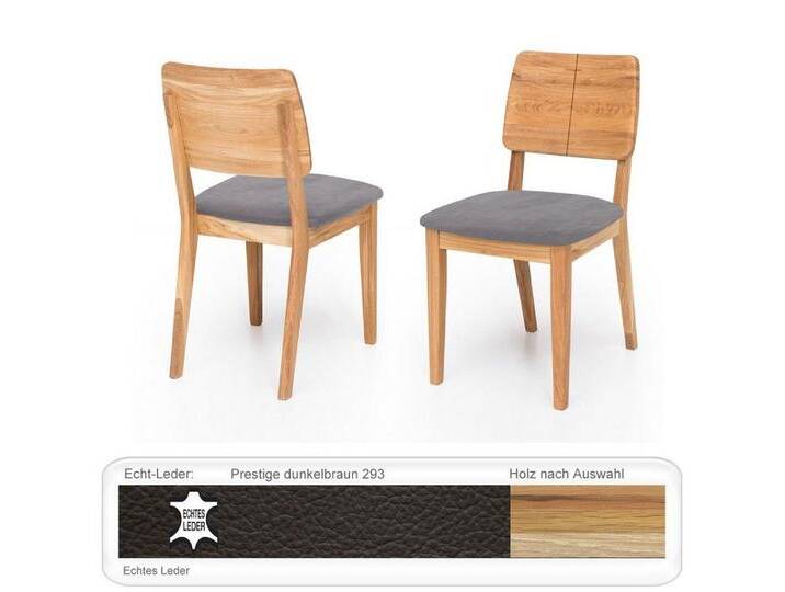 expendio Polsterstuhl Norea 2, Kernbuche geölt, Prestige Leder dunkelbraun 293 aus Massivholz, braun, Kernbuche geölt, Prestige Leder dunkelbraun 293 expendio Polsterstuhl Norea 2, Kernbuche geölt, Prestige Leder dunkelbraun 293 aus Massivholz, braun, Kernbuche geölt, Prestige Leder dunkelbraun 293 von OTTO