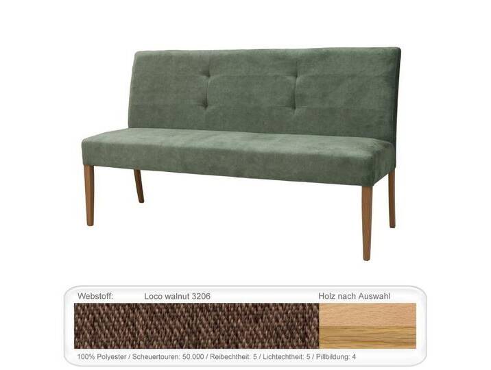expendio Sitzbank Agnes 1, Eiche natur lackiert, Loco walnut 3206 162x94x63 cm aus Massivholz, braun, Eiche natur lackiert, Loco walnut 3206 von OTTO