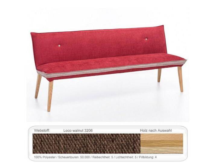 expendio Sitzbank Gerit 1, Buche natur lackiert, Loco walnut 3206 160x86x67 cm aus Massivholz, braun, Buche natur lackiert, Loco walnut 3206 von OTTO
