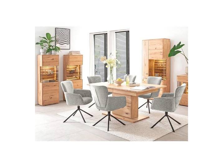 expendio Wohnzimmer-Set Giny 42, (Spar-Set, 10-St), Ast/Balkeneiche massiv dgL. in Kristalleiche geölt, beige, 10 St. von OTTO