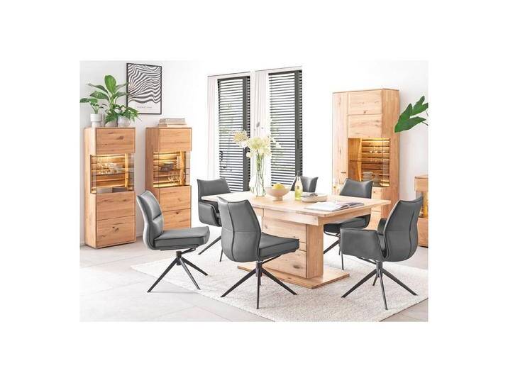 expendio Wohnzimmer-Set Giny 51, (Spar-Set, 4-St), Ast/Balkeneiche massiv dgL. in Kristalleiche geölt, beige, 4 St. von OTTO