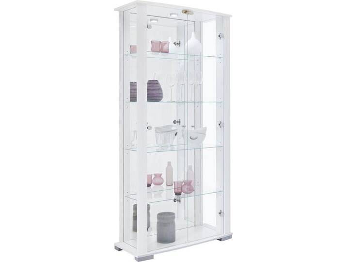 fif möbel Vitrine STELLA Standvitrine/Glasvitrine 2x Glastür,perfekt für Sammler,Sammlervitrine, weiß von OTTO