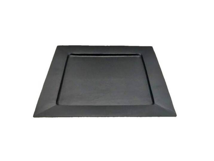 finehomegarden Tablett Dekotablett Metall Spuare schwarz matt Kerzentablett 50x50cm, Metall, (1-tlg) von OTTO