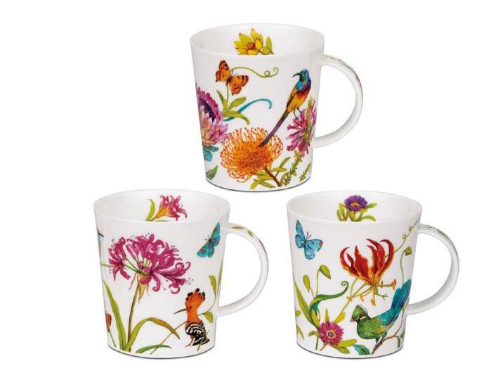 formano Tasse Dunoon, Porzellan, Spülmaschinengeeignet, Mehrfarbig, Motiv: Blumen von OTTO