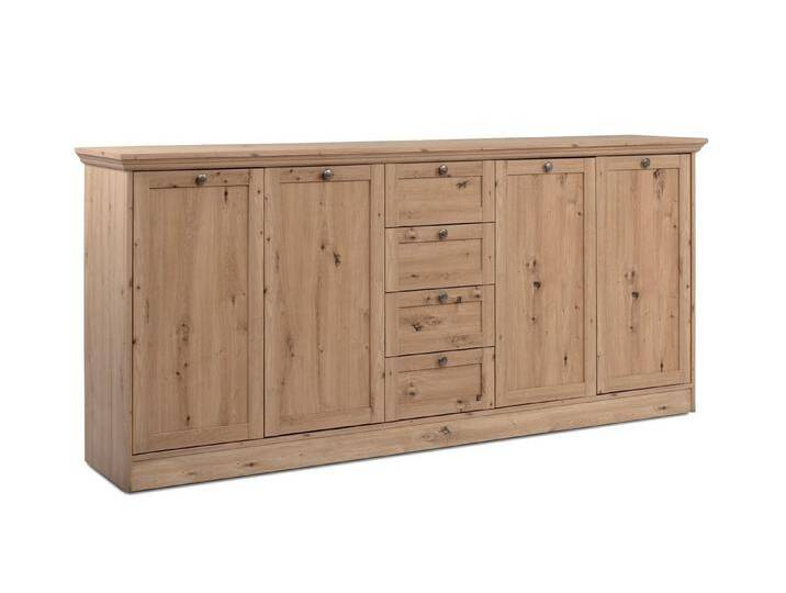freiraum Anrichte Timber, 4 Türen, 4 Schübe, 4 Böden, Artisan Eiche Dekor - 200x90x40cm (BxHxT) von OTTO