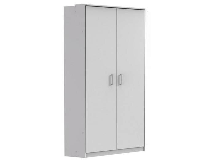 freiraum Eckkleiderschrank Click in weiss Dekor, Holzwerkstoff - 95x198x95cm (BxHxT) von OTTO