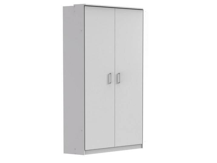 freiraum Eckkleiderschrank Click in weiss Dekor, Holzwerkstoff - 95x198x95cm (BxHxT) von OTTO
