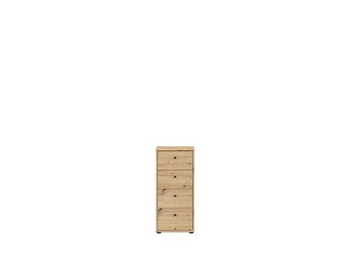 freiraum Kommode TEMPRA2, 4 Schubladen, in Artisan Eiche - 38,6x85,5x34,8cm (BxHxT), braun von OTTO