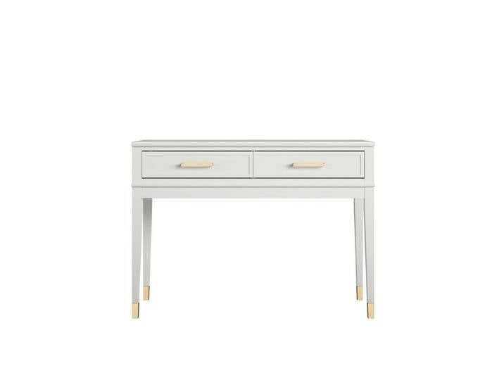 freiraum Konsolentisch Bendik, 2 Schübe, in Weiß, MDF/Kautschukholz - 105x76x40cm (BxHxT), weiß von OTTO