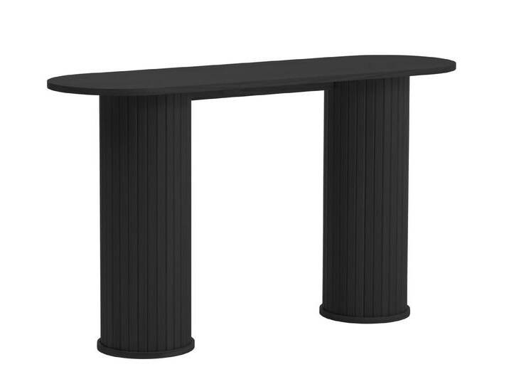 freiraum Konsolentisch NOLA, in Eiche schwarz, MDF furniert - 130x75x40cm (BxHxT), braun schwarz von OTTO