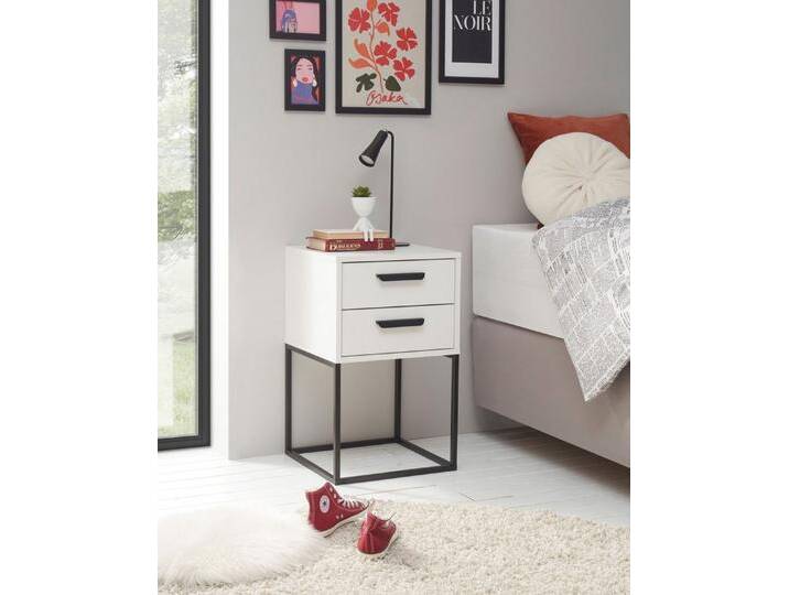 freiraum Nachtkommode Suna, 40 x 65 x 38,5 cm (B/H/T), weiß von OTTO