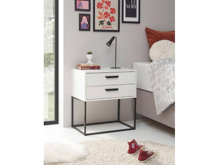freiraum Nachtkommode Suna, 60 x 65 x 38,5 cm (B/H/T), weiß von OTTO