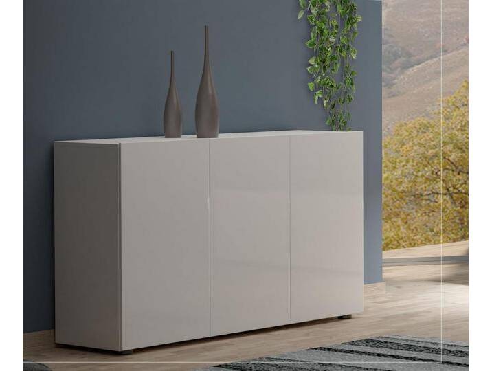 freiraum Sideboard Mister, in weiss, Lack Hochglanz - 135x80x38cm (BxHxT), weiß von OTTO