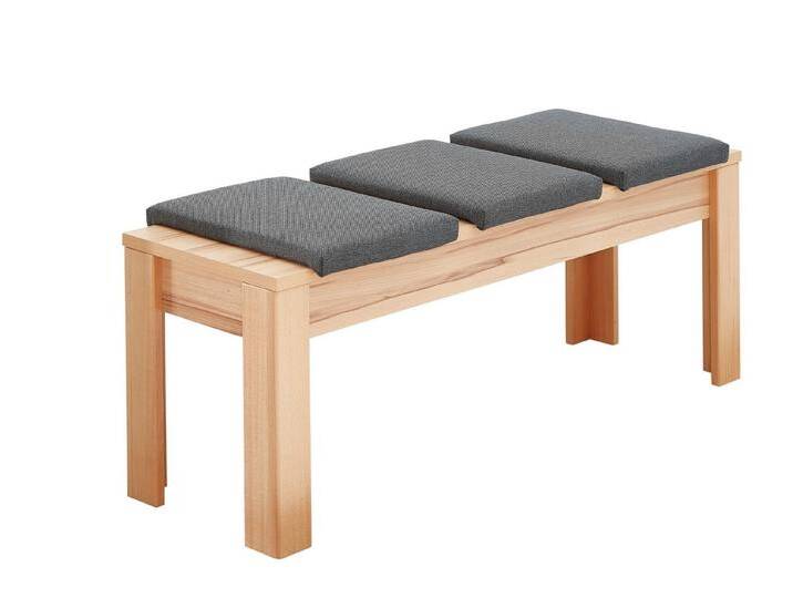 freiraum Sitzbank Nature One, 3 Sitzkissen, FSC, Kernbuche teilmassiv - 130x48x38 (BxHxT), braun von OTTO