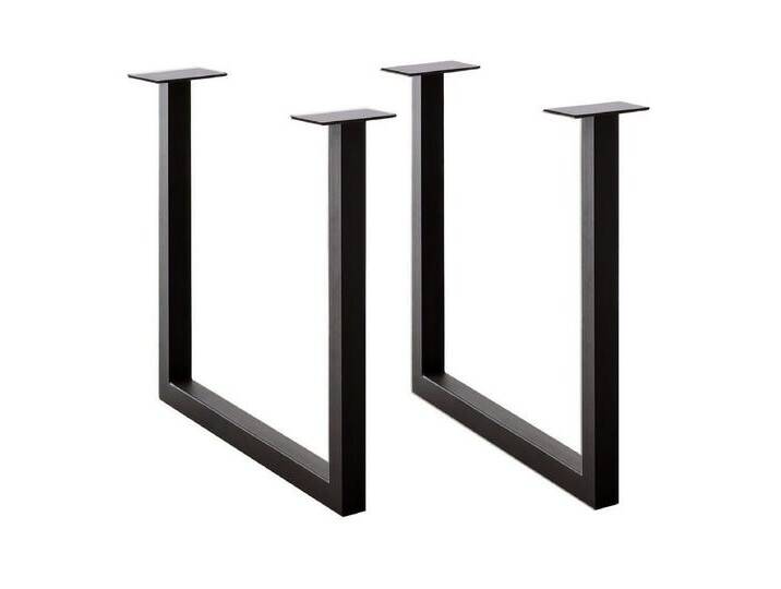 freiraum Tischgestell BROOKLYN (2er Set), (2er Set) U-Form in anthrazit, Metall - 78x68x15cm (BxHxT), grau von OTTO