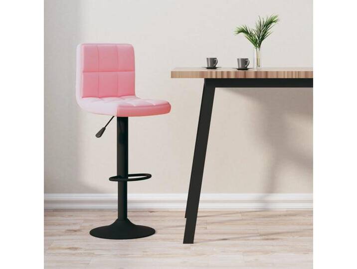 furnicato Barhocker Rosa Samt (1 St), rosa, Rosa von OTTO