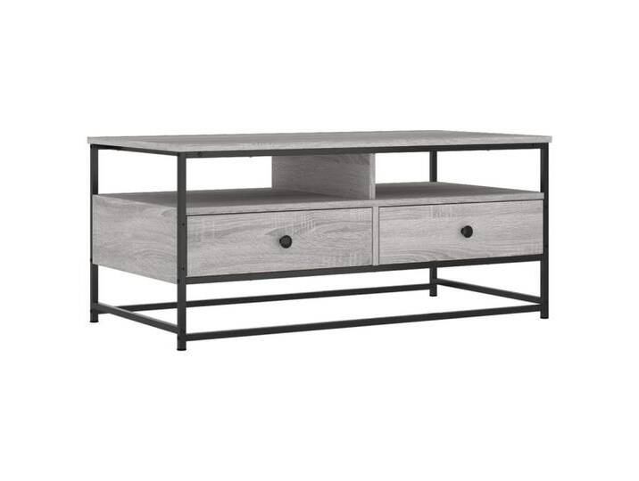 furnicato Couchtisch Grau Sonoma 100x51x45 cm Holzwerkstoff (1-St), grau von OTTO