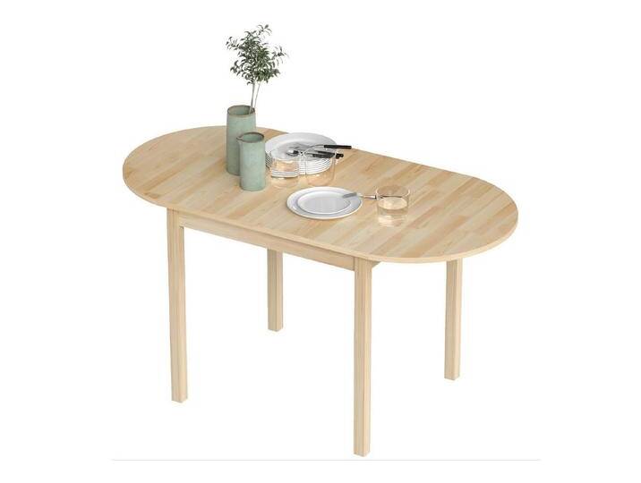 furnicato Esstisch aus Holz Klappbar Küchentisch für 6 Personen mit Drop-Leaf (1-St), beige von OTTO