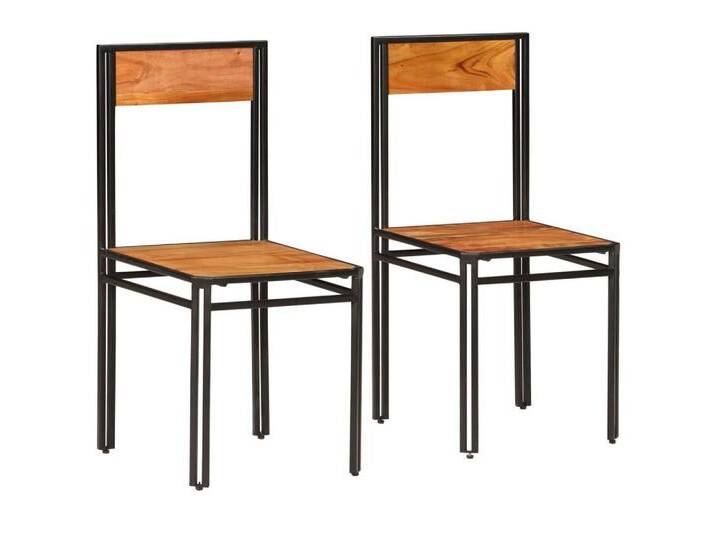 furnicato Esszimmerstuhl Esszimmerstühle 2 Stk. Massivholz (2 St), braun, 2 St. von OTTO