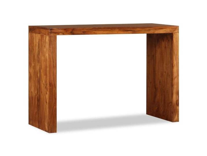 furnicato Konsolentisch Massivholz mit Honigfarbener Politur 110x40x76 cm (1-St), braun von OTTO