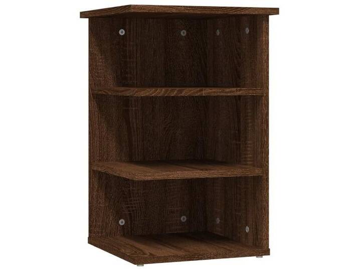 furnicato Regal Beistellregal Braun Eichen-Optik 35x35x55 cm Holzwerkstoff, 1-tlg., braun furnicato Regal Beistellregal Braun Eichen-Optik 35x35x55 cm Holzwerkstoff, 1-tlg., braun von OTTO
