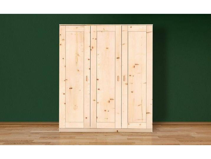 geborgenschlafen Kleiderschrank mit Drehtüren & Schiebetüren - Zirbe, Eiche und Kernbuche, braun, Zirbe - Braun von OTTO